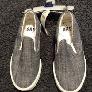 Gap Blue Chambray Kids Slip-On Shoes US SZ 12 NEW